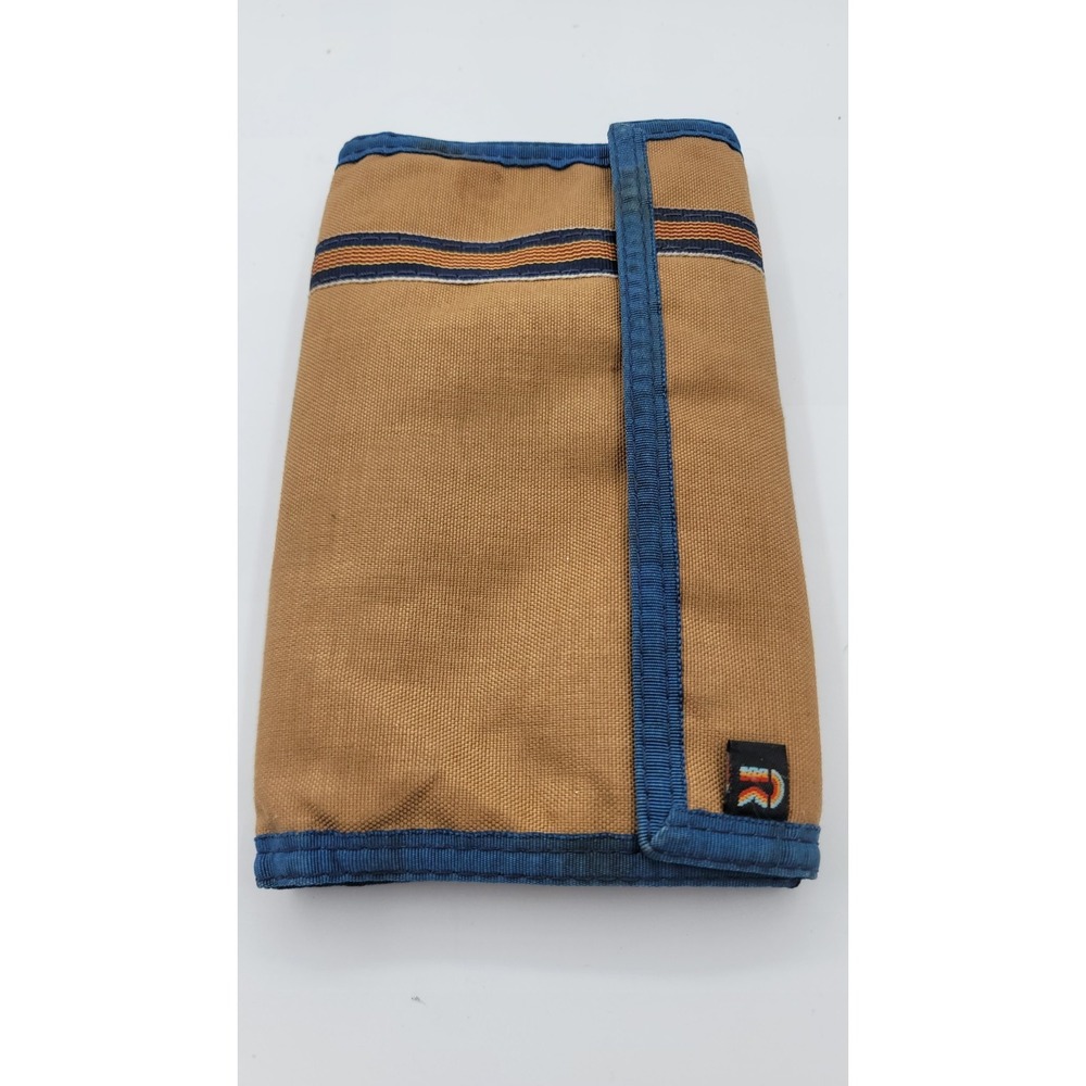 Rainbow Of California Bi-Fold Bill Wallet with‎ HNL Closure Tan